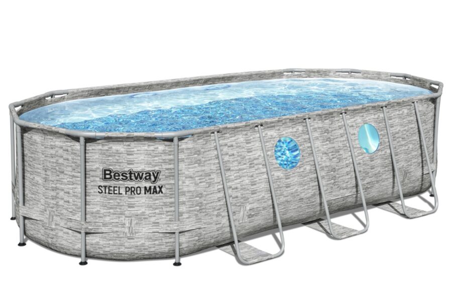 ⁦בריכה אובלית אולטרה (549X274X122) 56716 מבית BESTWAY⁩ – תמונה ⁦2⁩