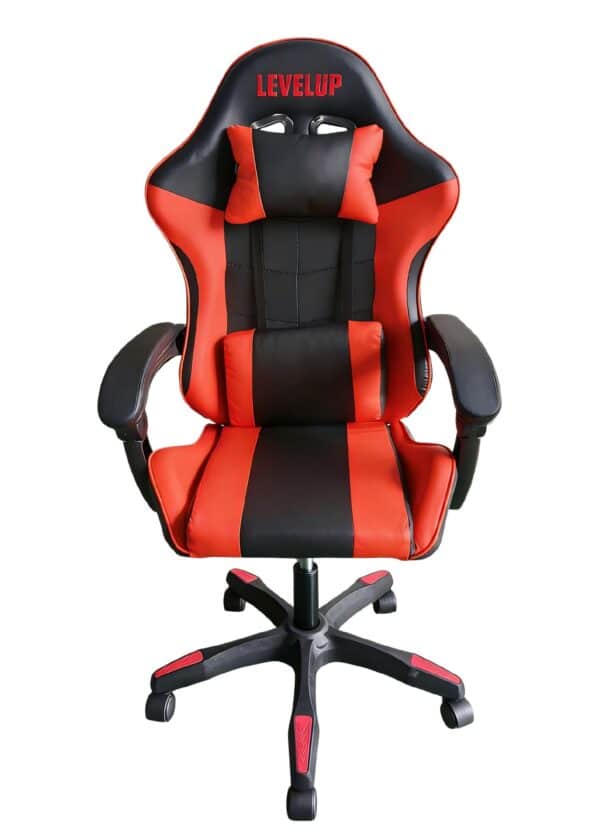 כיסא גיימינג בצבע אדום 7008R מבית LEVEL UP