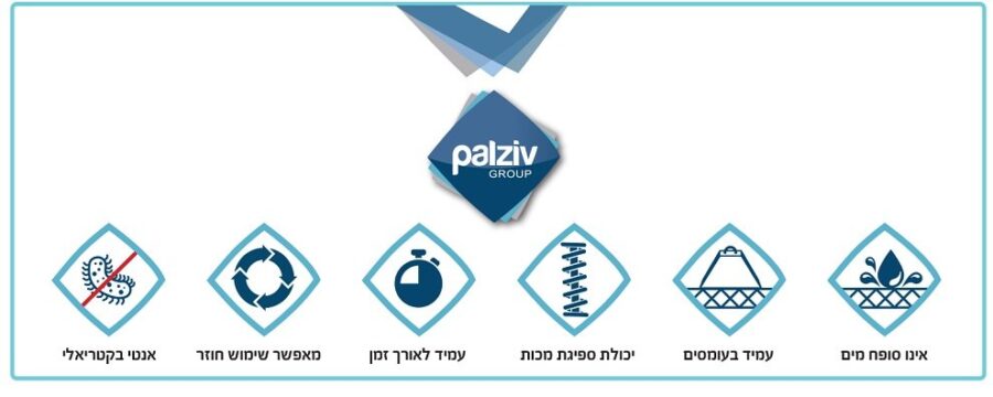 ⁦תחתית פלציב לבריכה (10X1 מטר) פלציב110 PALZIV⁩ – תמונה ⁦7⁩